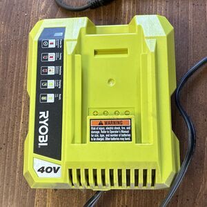 Ryobi 40V Lithium-Ion Battery Charger OP401 CHARGER ONLY - WORKING**